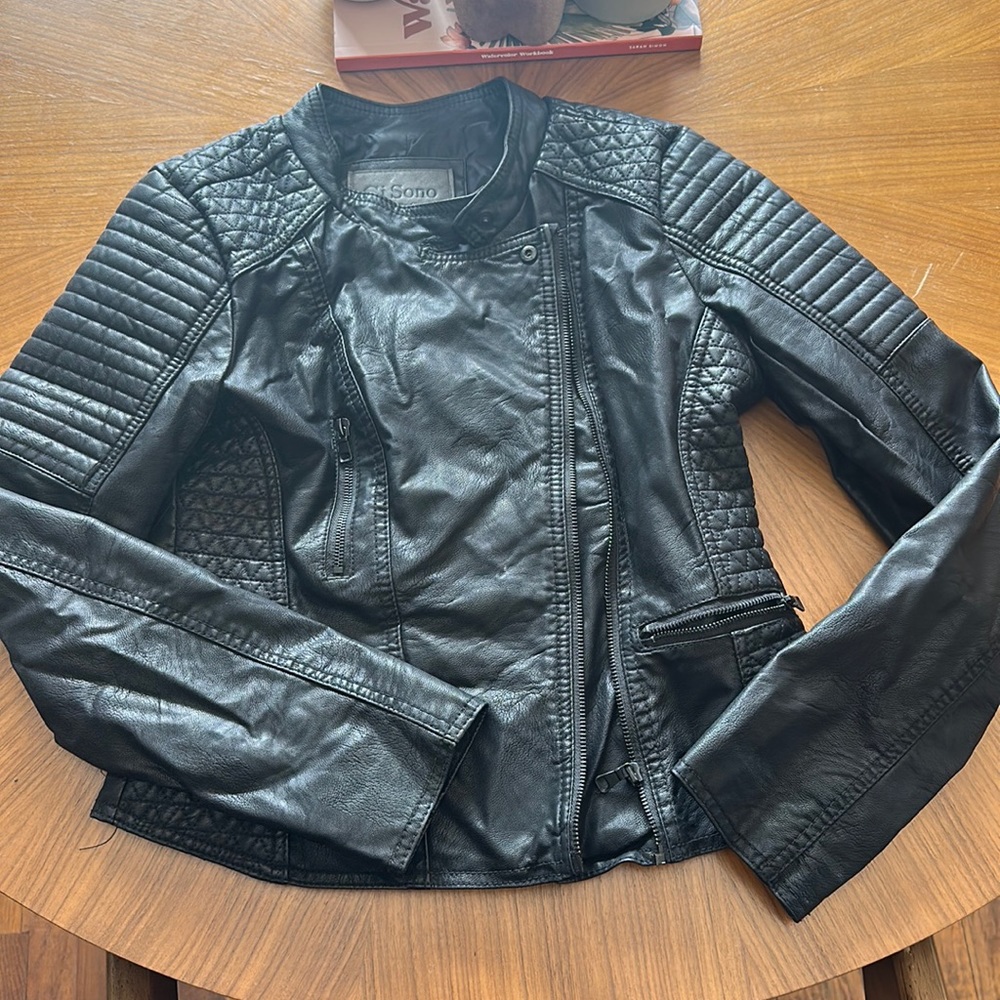CiSono vegan leather jacket